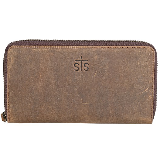 STS Ranchwear Cowhide Bentley Wallet