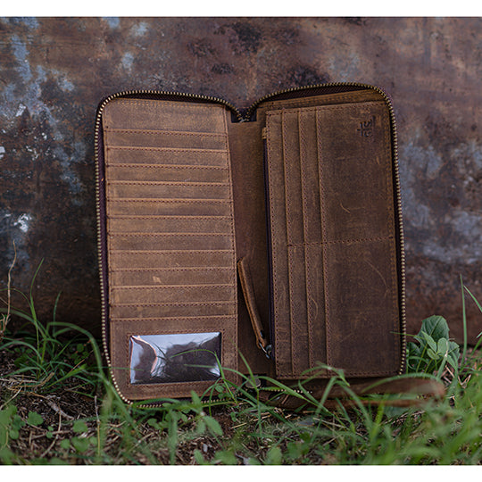 STS Ranchwear Cowhide Bentley Wallet