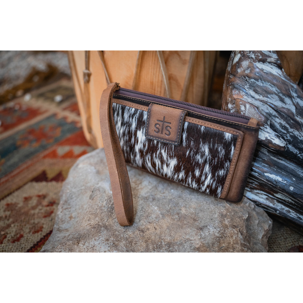 STS Ranchwear Cowhide Haley Wallet