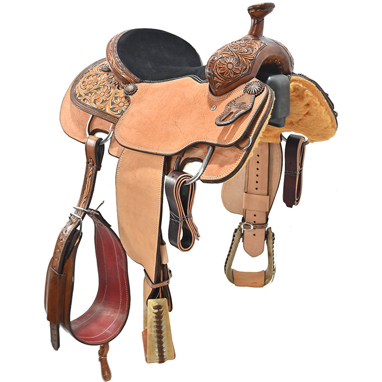 SOLD! New! 14.5" Scott Thomas Team Roping Saddle