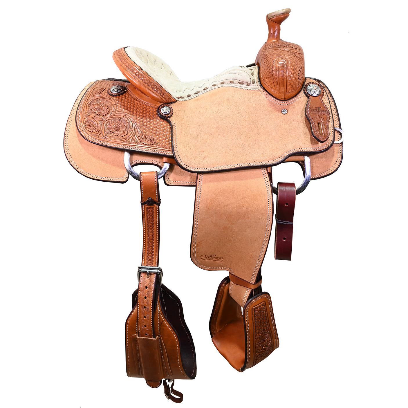 New! 14.5" Scott Thomas Team Roping Saddle