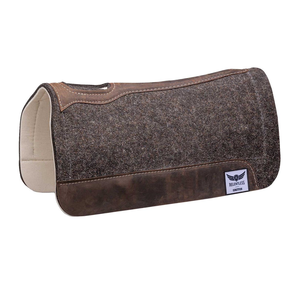 Cactus Saddlery 1" Relentless Ortho Wool Felt Saddle Pad- 31" X 32"
