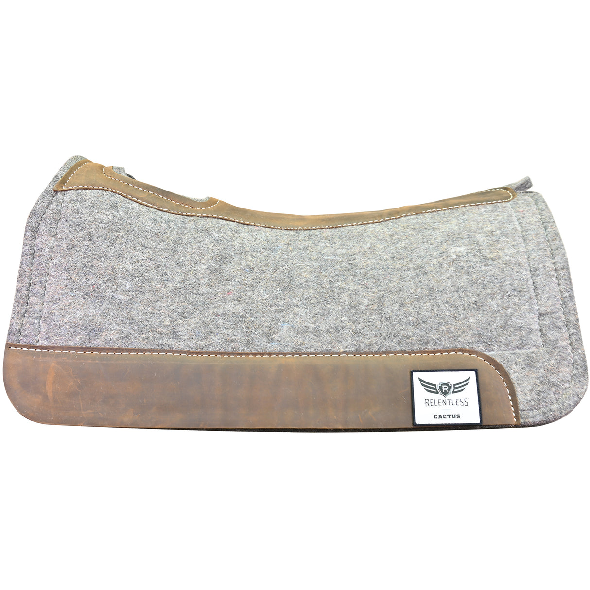 Cactus Saddlery 1" Relentless Contoured Ortho Wool Felt Pad- 31" X 32"