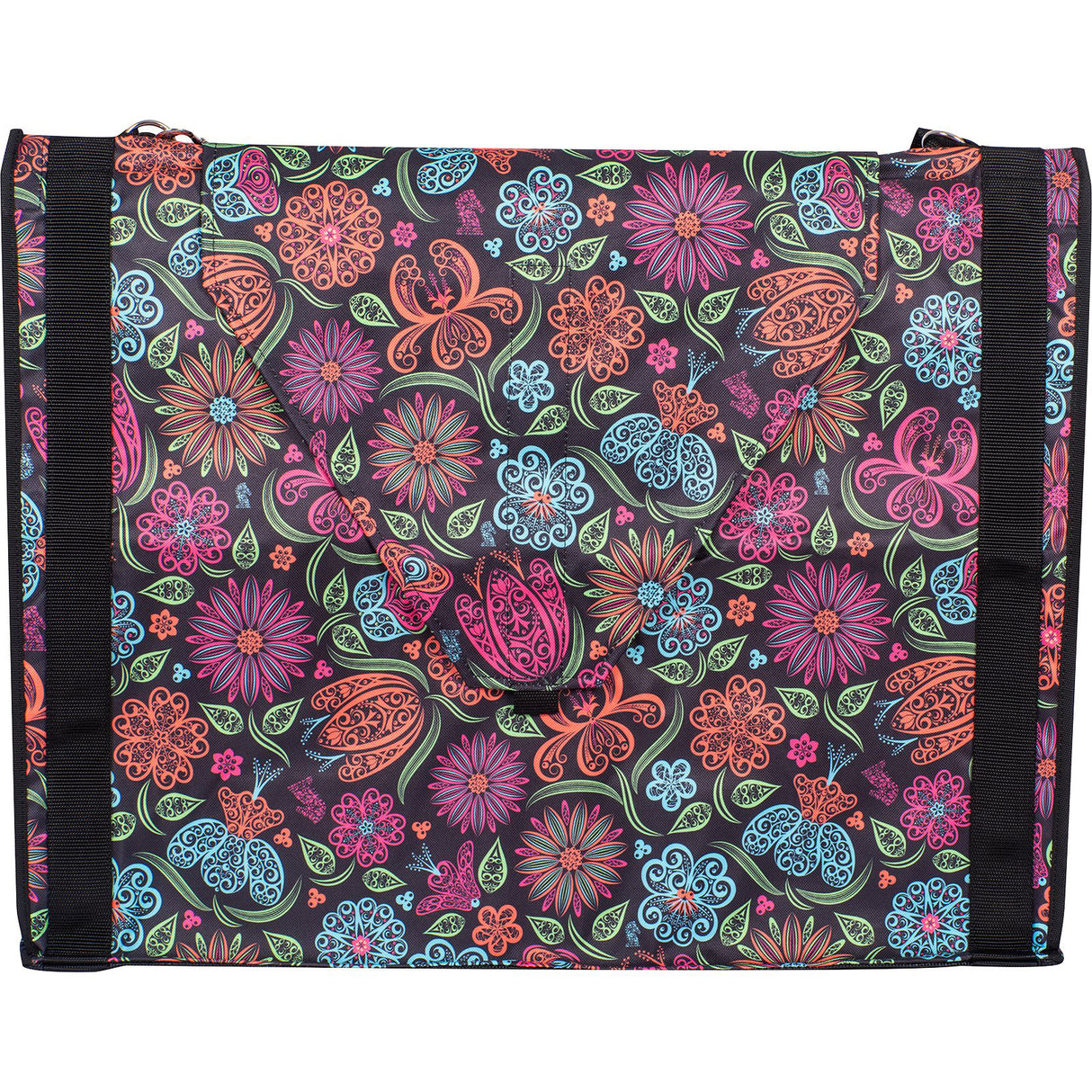 Classic Equine Top Load Hay Bag- Neon Flower