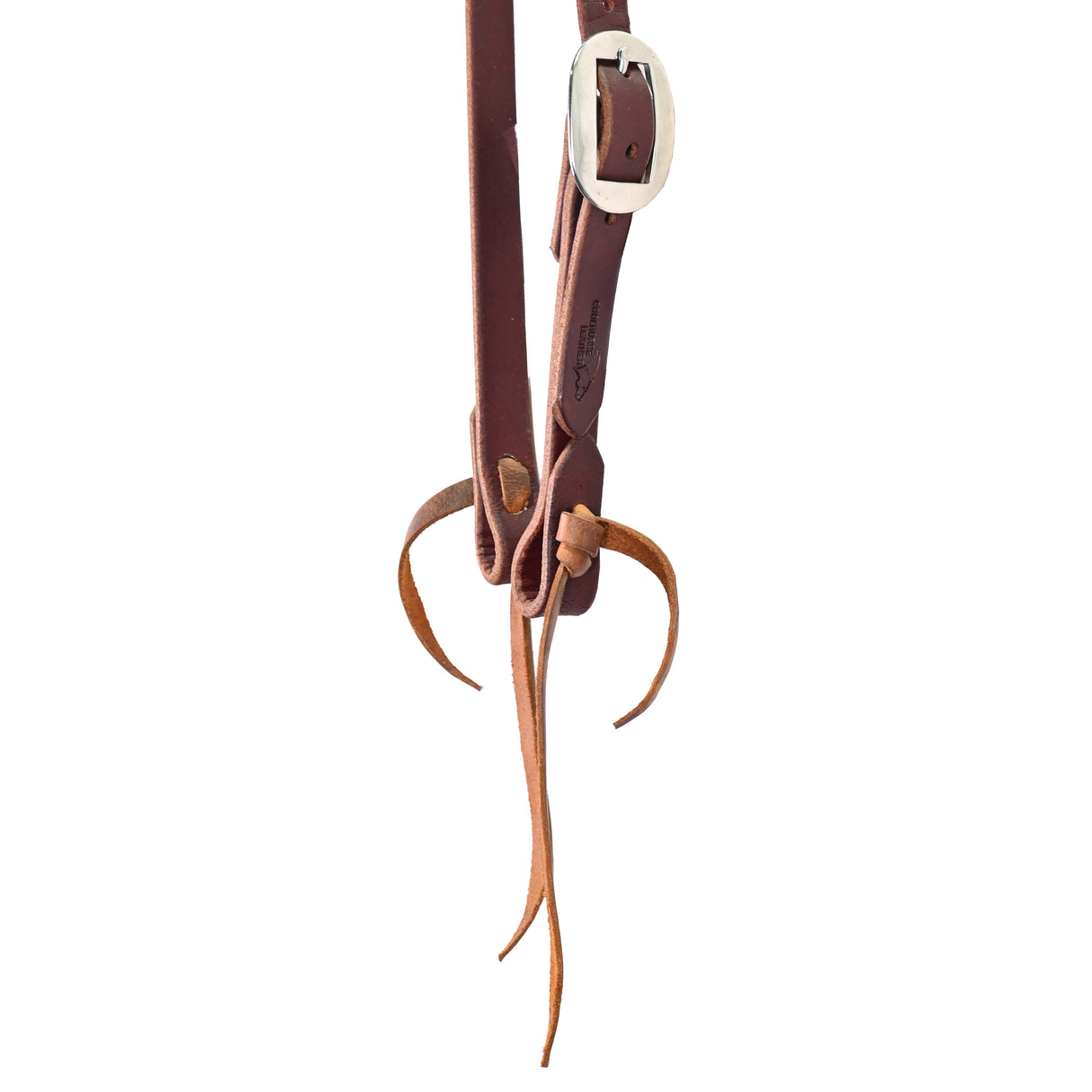 Coolhorse Leather 3/4" Pony Split Ear Headstall- Handmade in Amarillo, TX