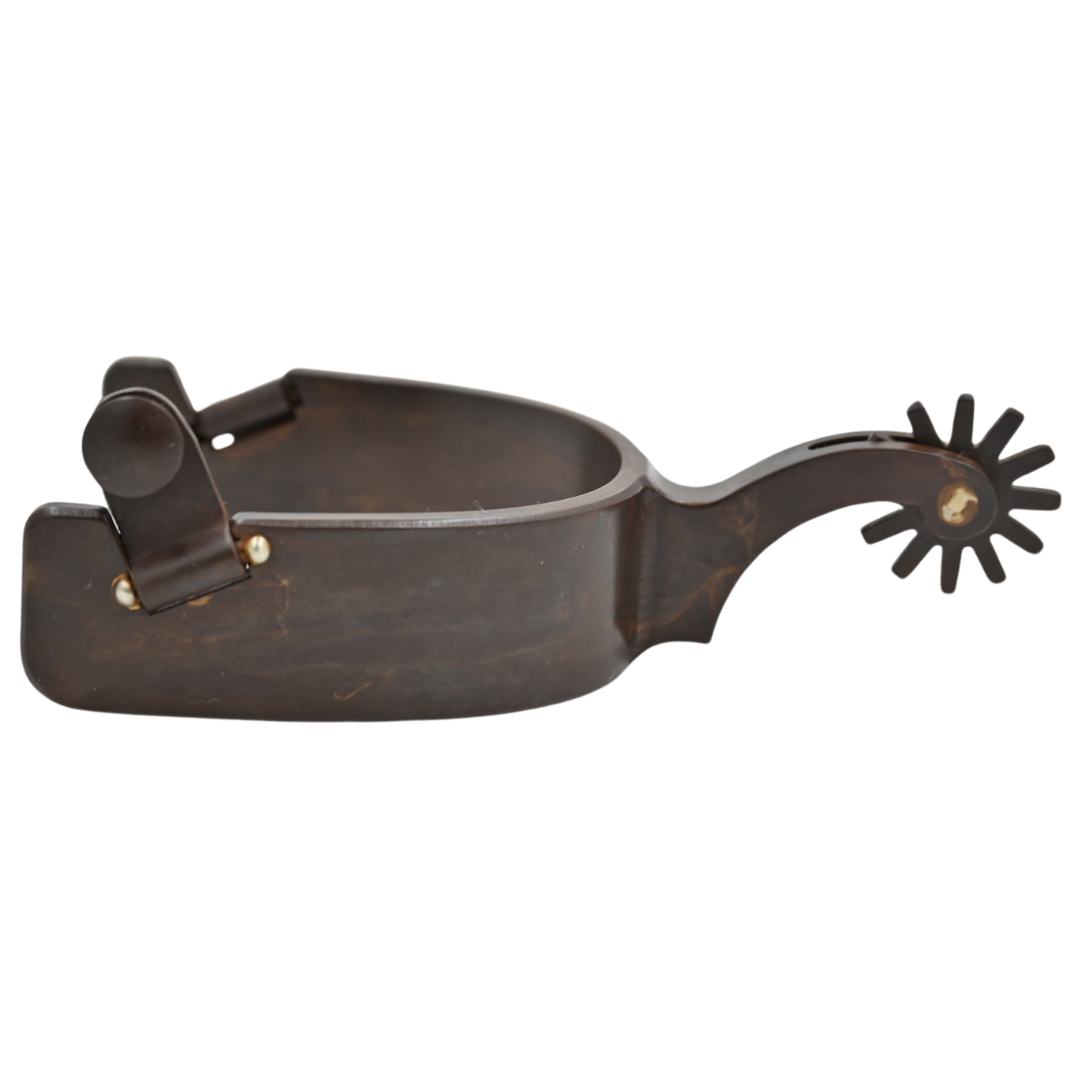 Tom Balding Men's Spurs with Texas Star Buttons