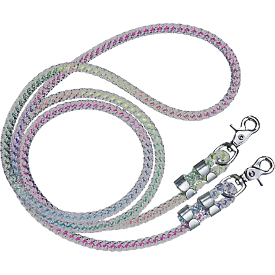 Tough 1 Rainbow Core Rubber Reins