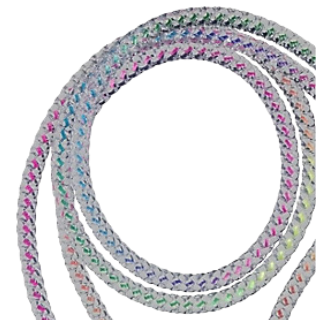 Tough 1 Rainbow Core Rubber Reins