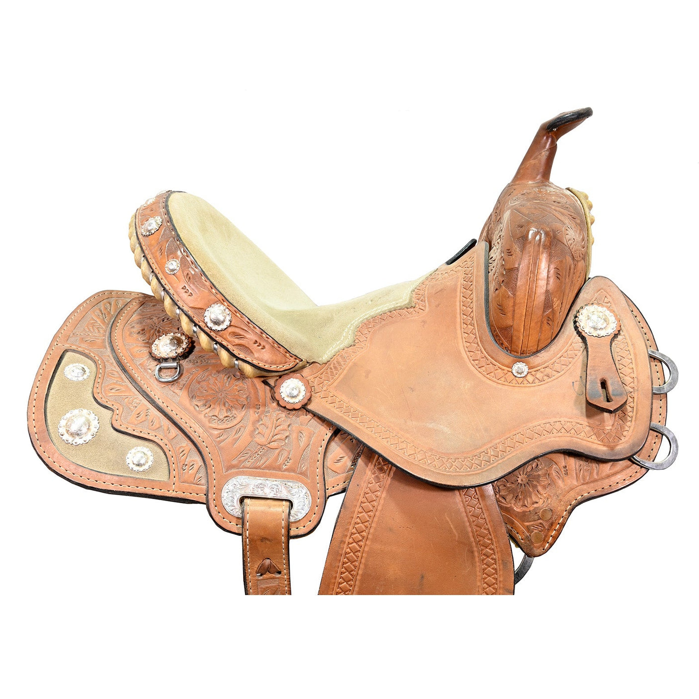 Used 13.5" Triple Creek Barrel Racing Saddle