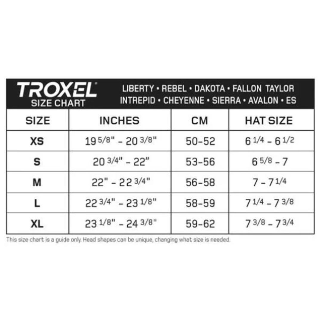 Troxel Liberty Helmet- Black Duratec