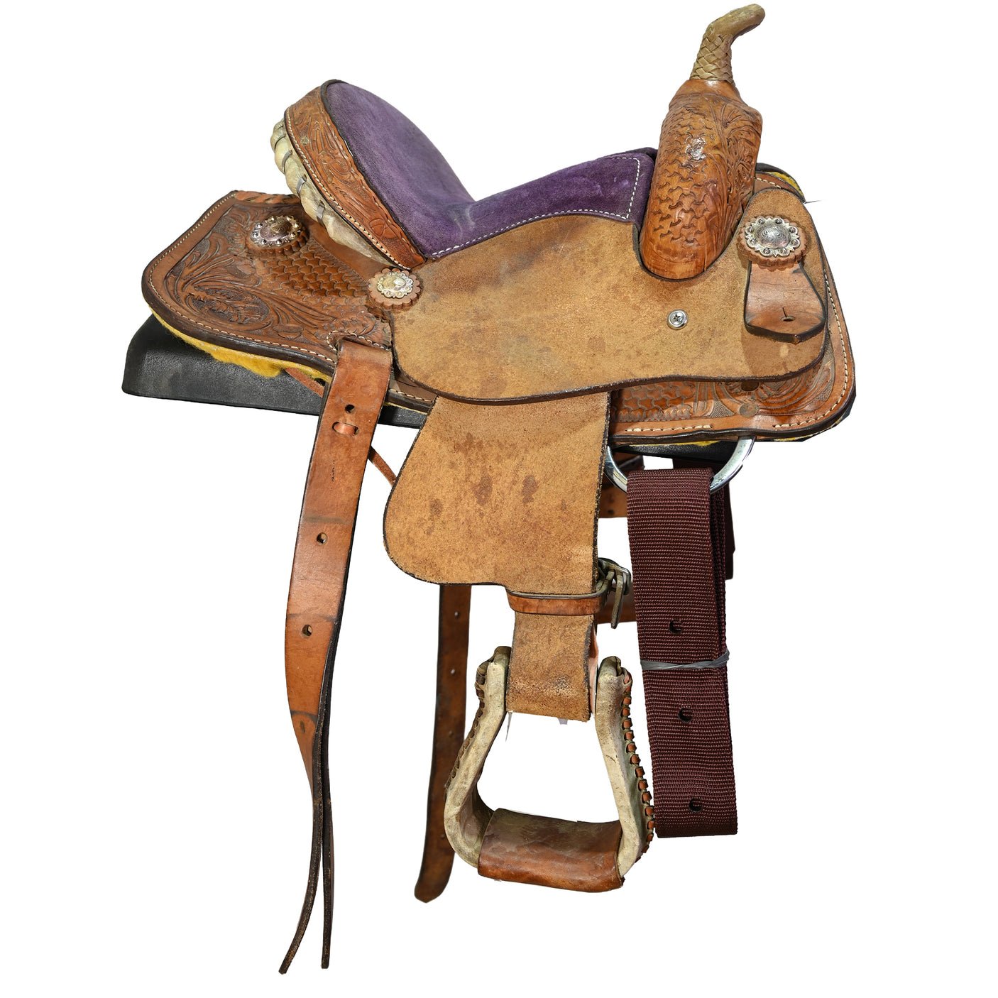 Used 10" Morris Youth Barrel Racing Saddle