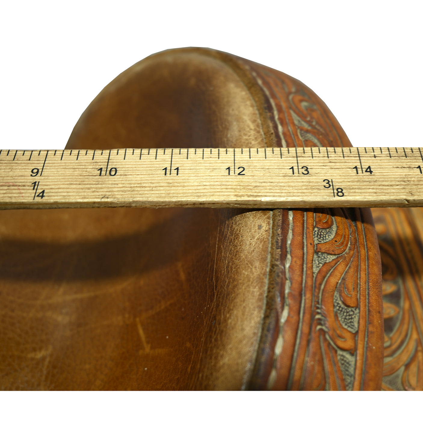Used 12.5" Tres Rios Trophy Team Roping Saddle