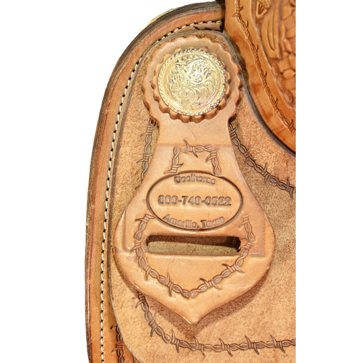 Used 13.5" Coolhorse Trophy Team Roping Saddle