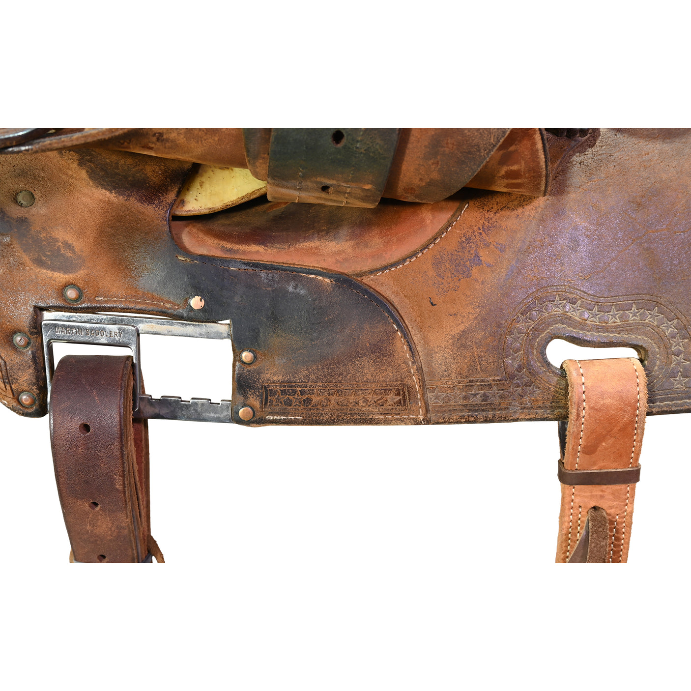Used 13.5" Martin Crown C Barrel Racing Saddle