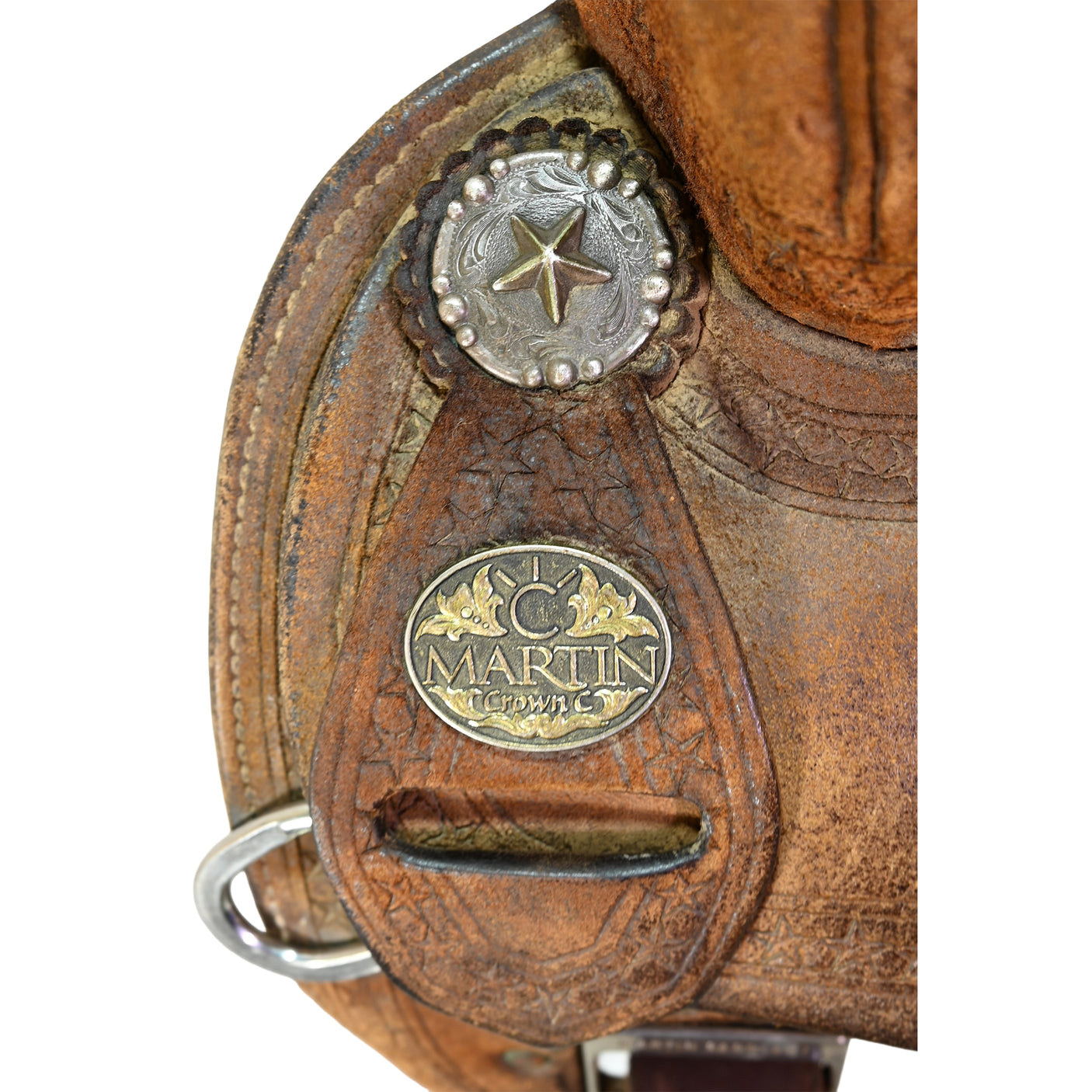 Used 13.5" Martin Crown C Barrel Racing Saddle