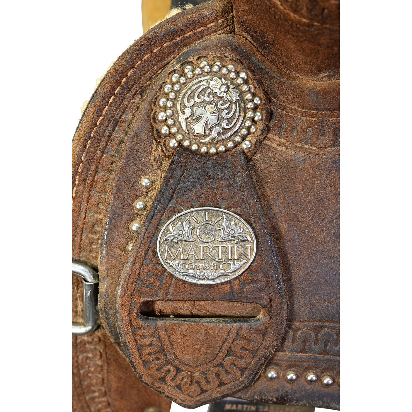 Used 13" Martin Crown C Barrel Racing Saddle
