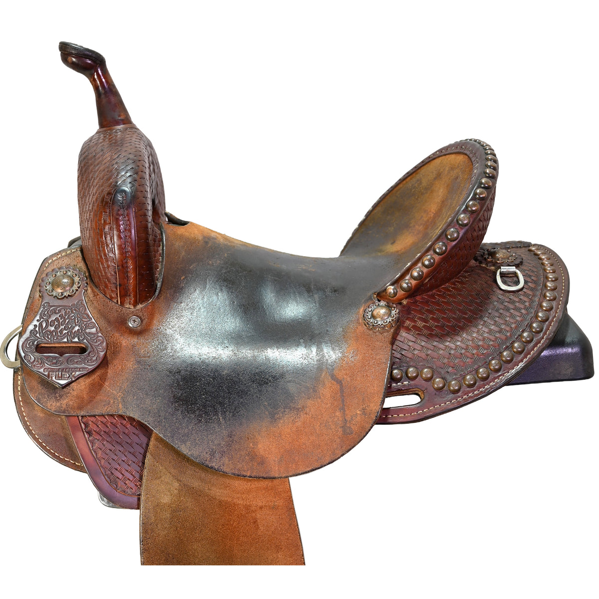 Used 13.5" Double J Pozzi Pro Barrel Racing Saddle