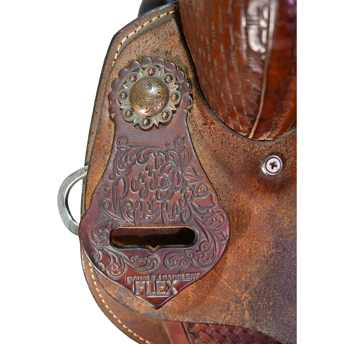 Used 13.5" Double J Pozzi Pro Barrel Racing Saddle