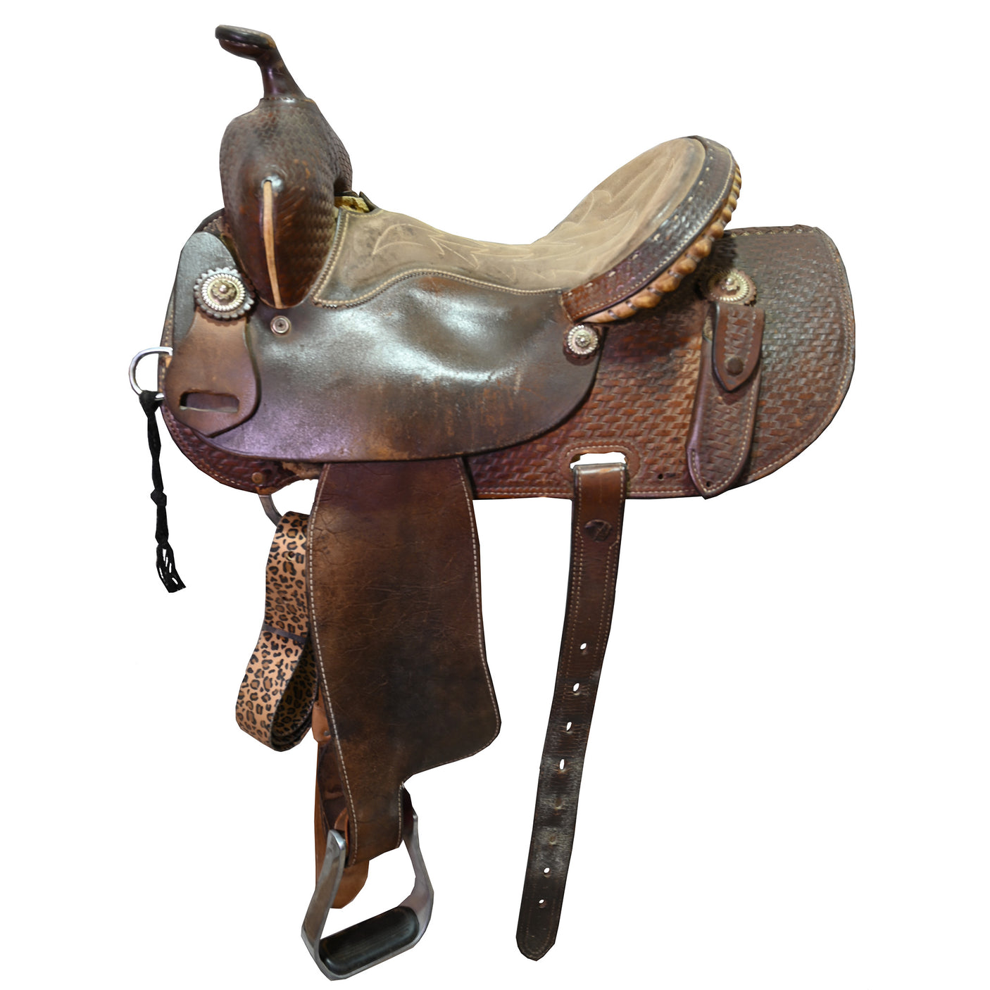 Used 13" Ed & Martha Wright Barrel Racing Saddle