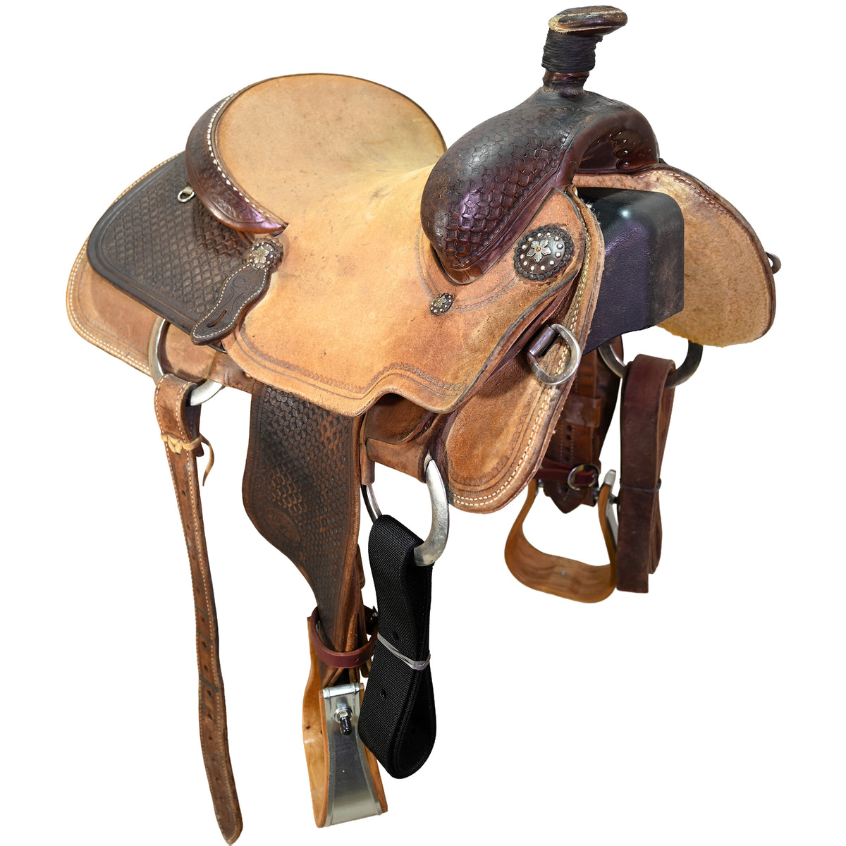 Used 13" Teskey's Patrick Smith Youth Roping Saddle