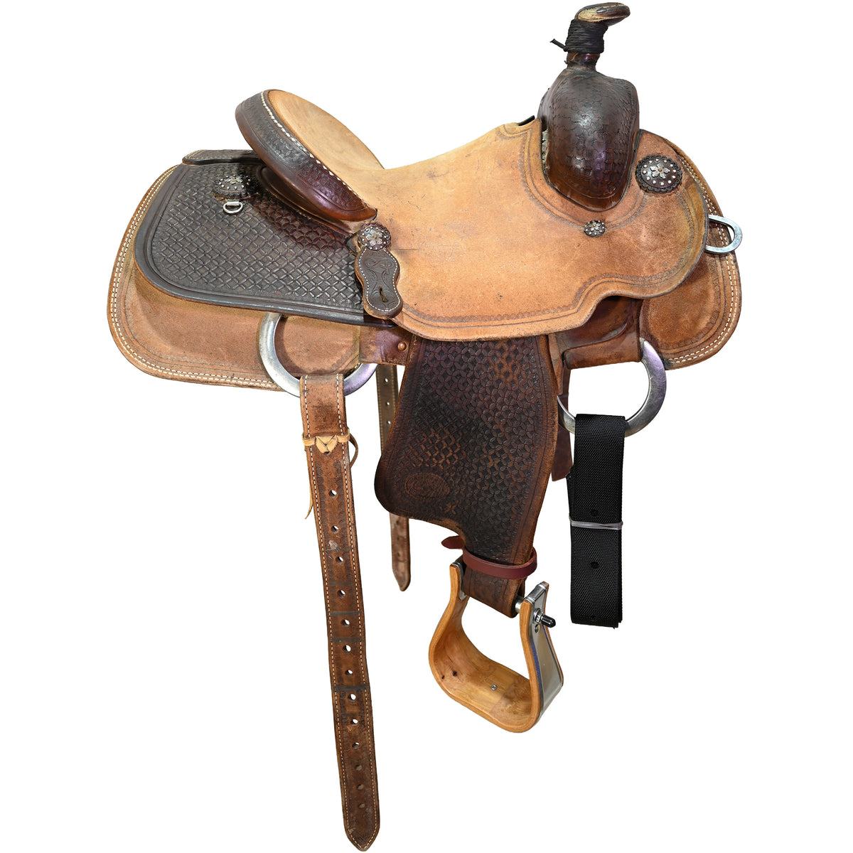 Used 13" Teskey's Patrick Smith Youth Roping Saddle