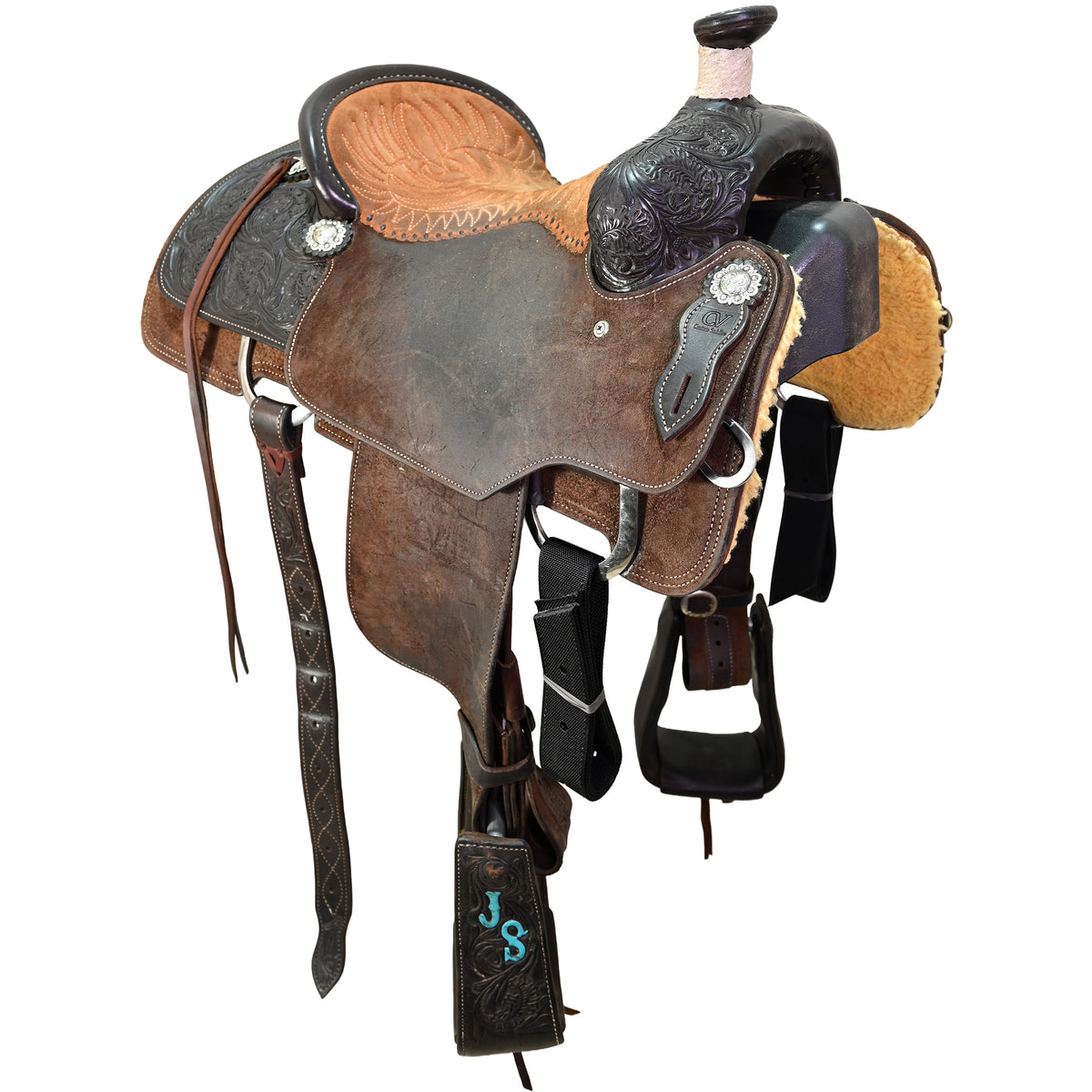 Used 14.25" CV Roping Saddle