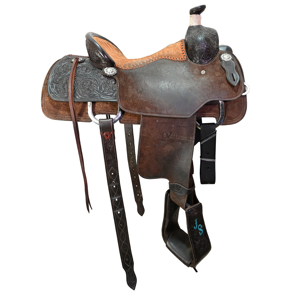Used 14.25" CV Roping Saddle
