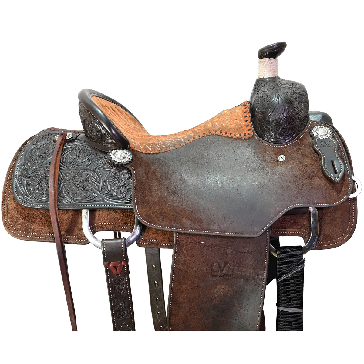 Used 14.25" CV Roping Saddle
