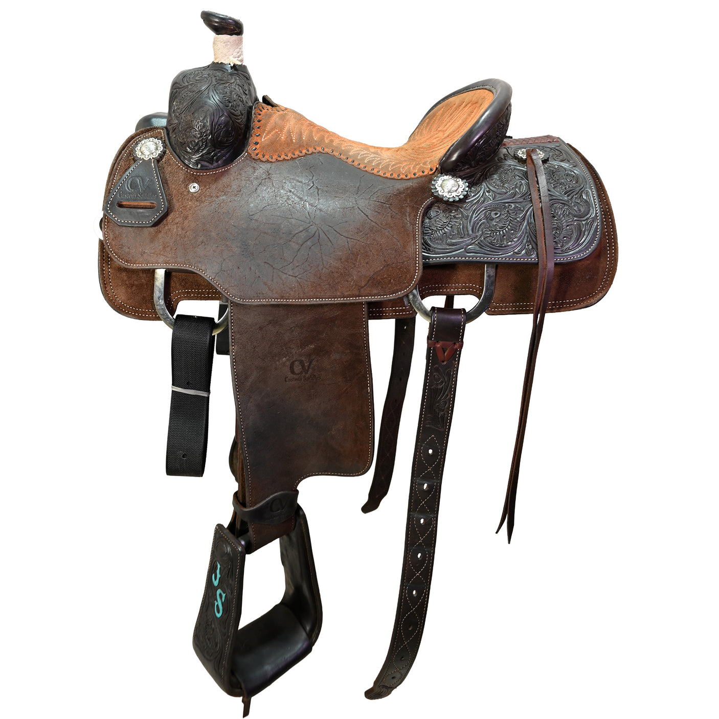 Used 14.25" CV Roping Saddle
