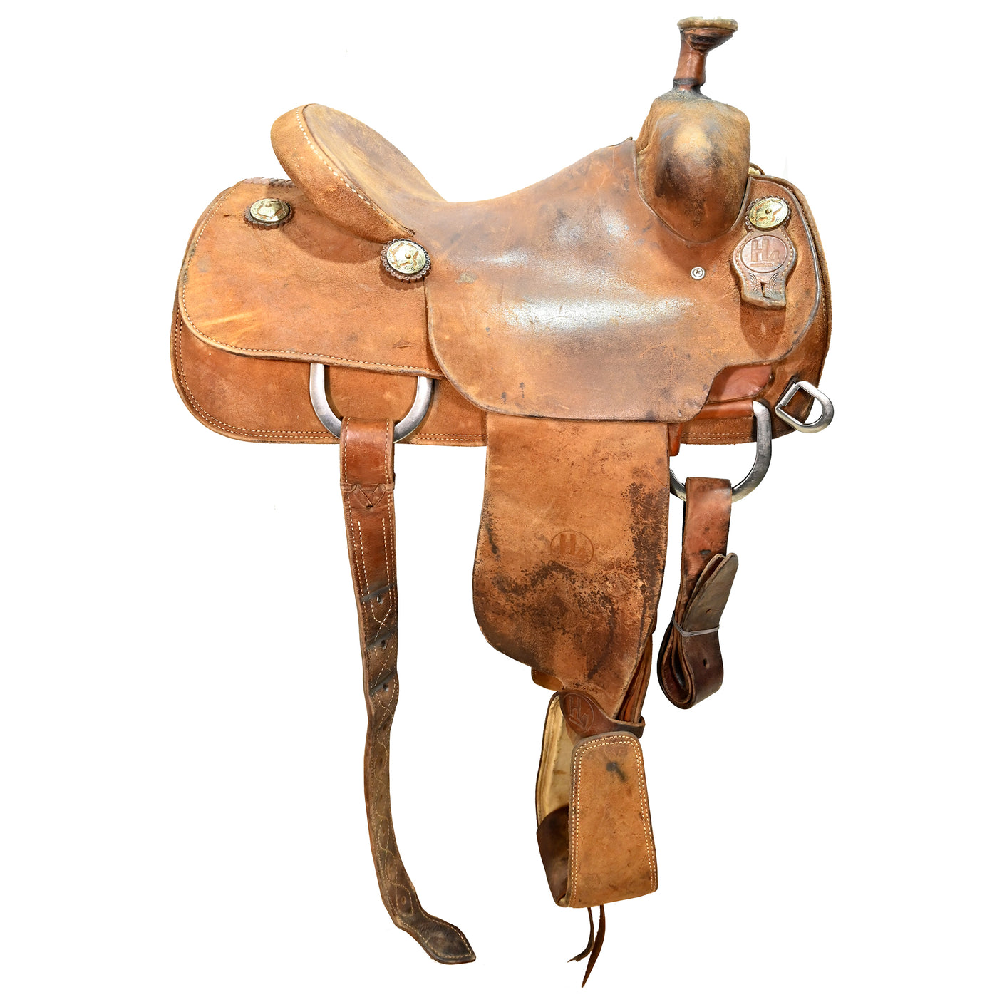 SALE PENDING! Used 14.25" H4 Team Roping Saddle