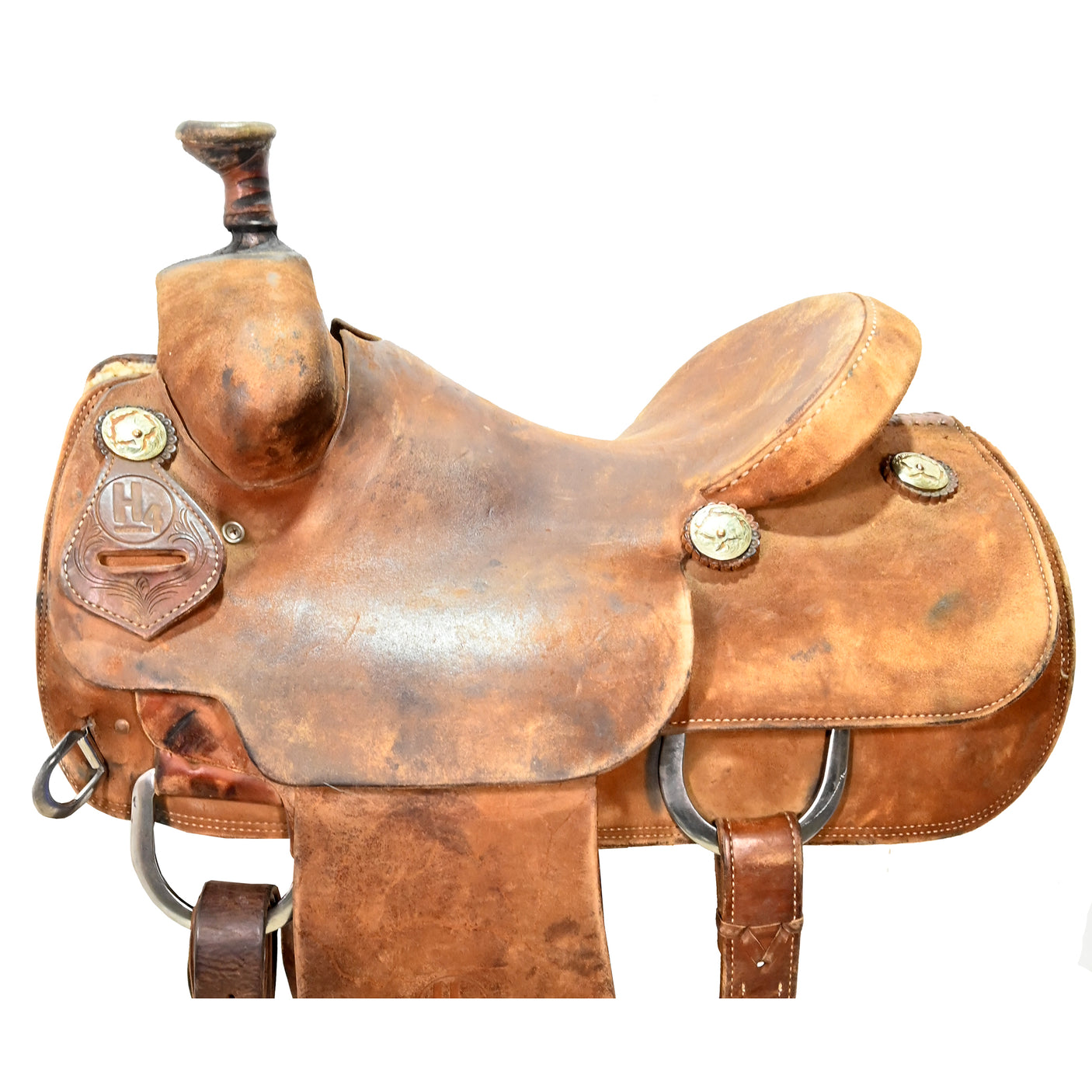 SALE PENDING! Used 14.25" H4 Team Roping Saddle