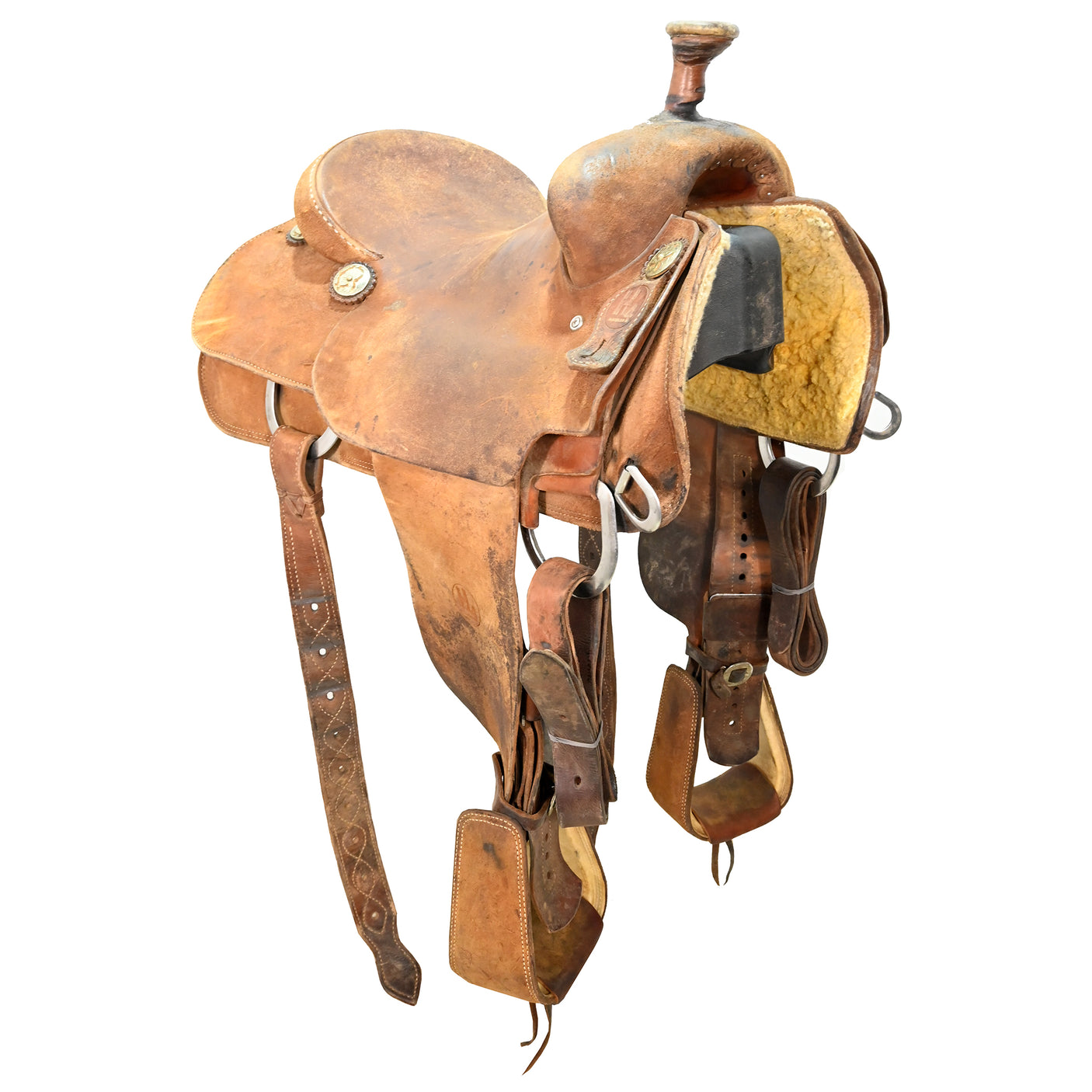 SALE PENDING! Used 14.25" H4 Team Roping Saddle