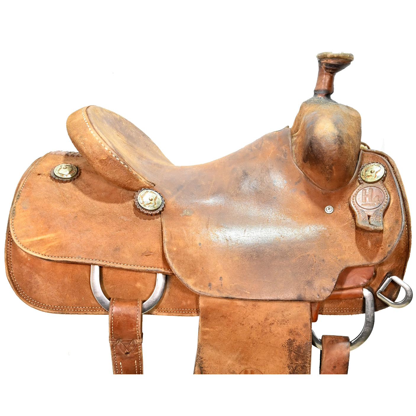 SALE PENDING! Used 14.25" H4 Team Roping Saddle