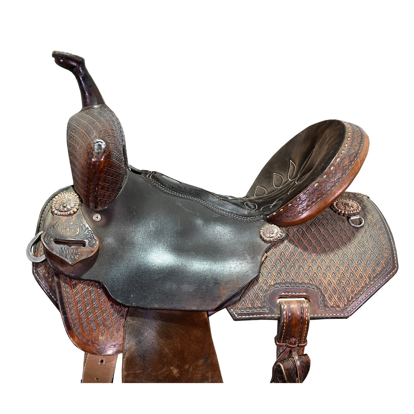 SOLD! Used 14.25" Double J Pursuit Flex Barrel Racing Saddle