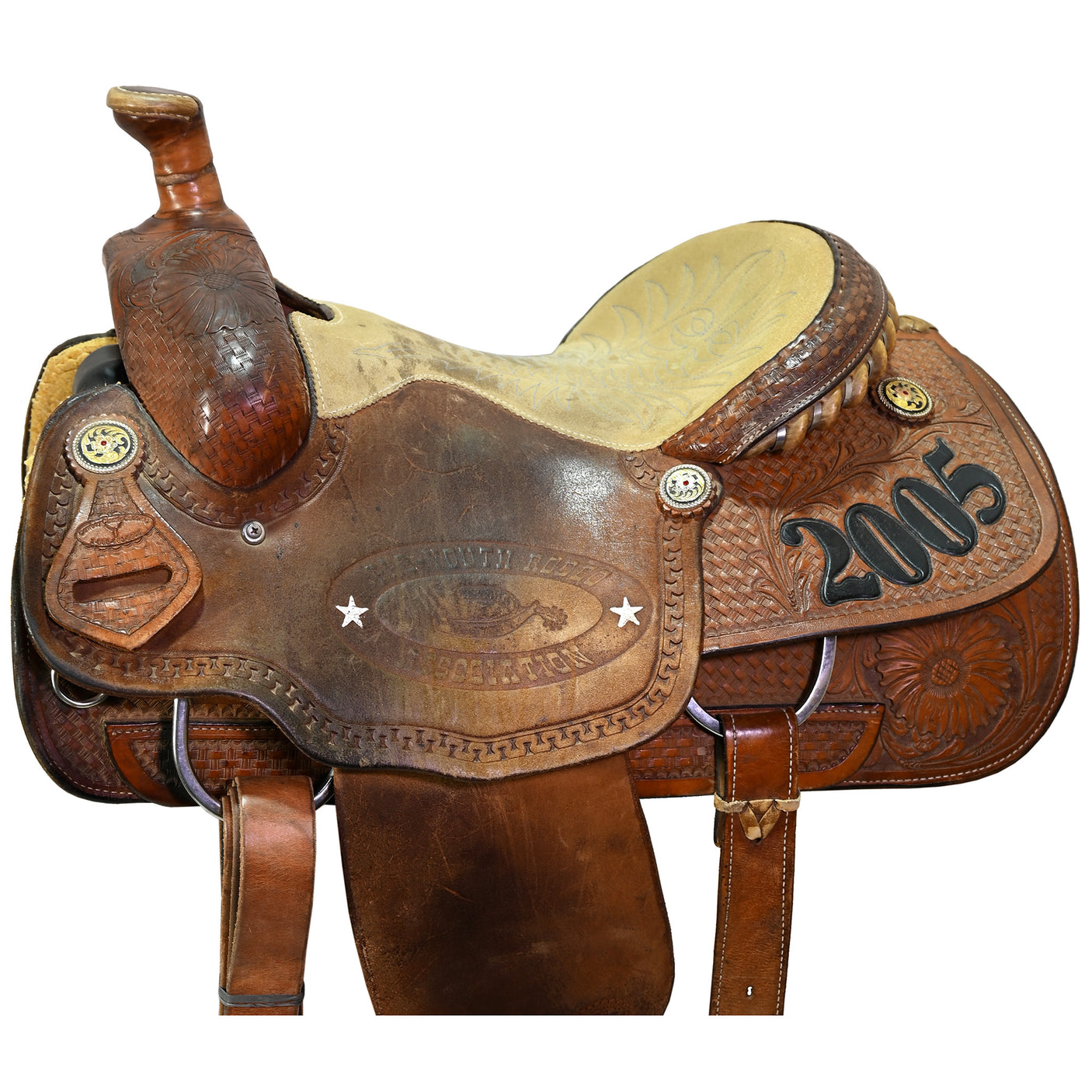 Used 14.5" Cowboy Classic Trophy Team Roping Saddle