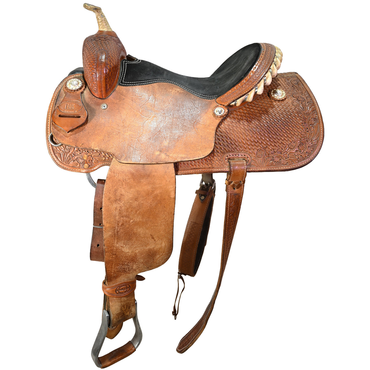 Used 14.5" DHS Barrel Racing Saddle