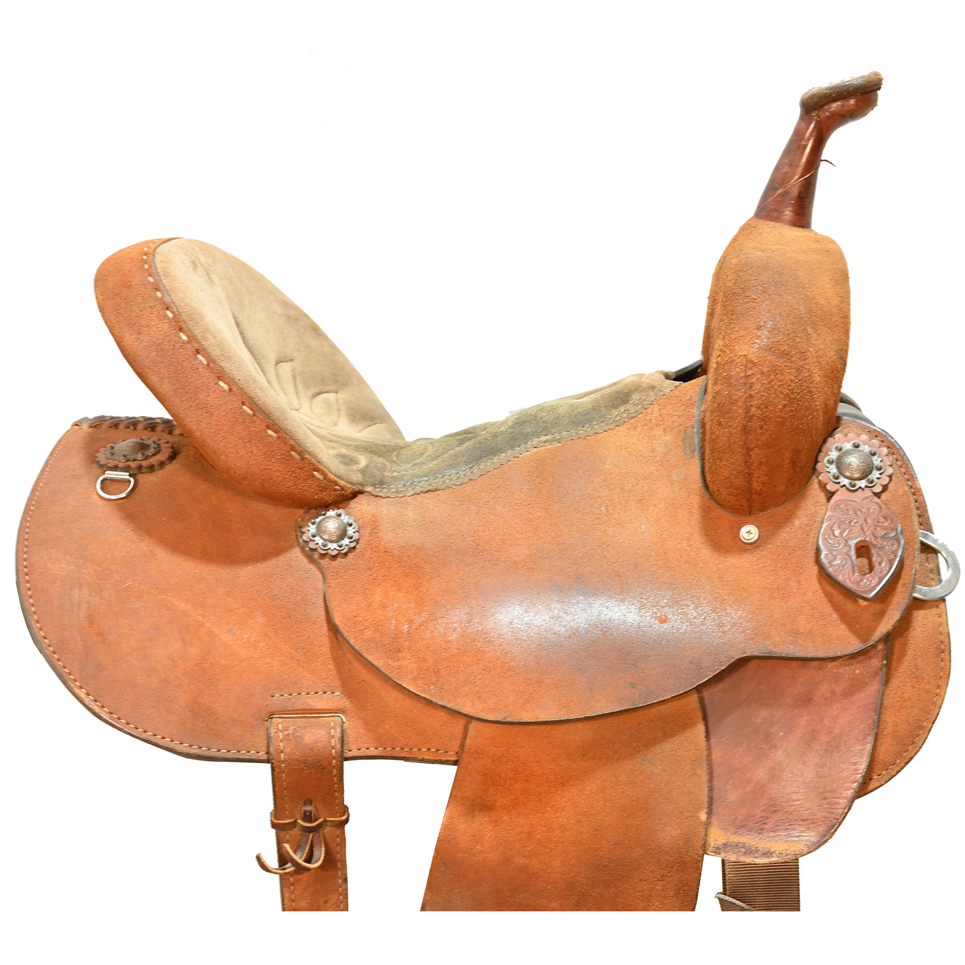 Used 14.5" Double J Pozzi Pro Barrel Racing Saddle