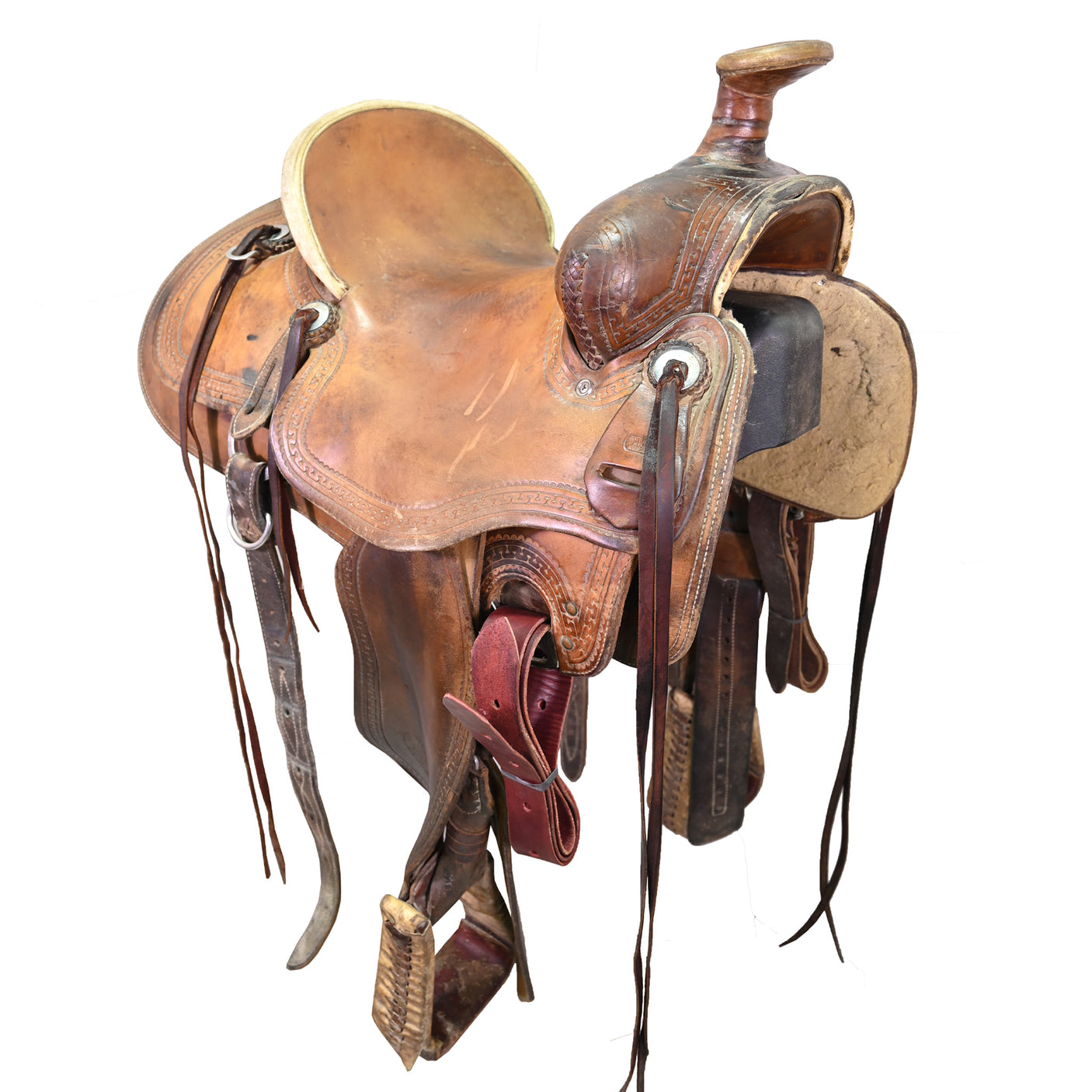 Used 14.5" Matt Hunn Ranch Saddle