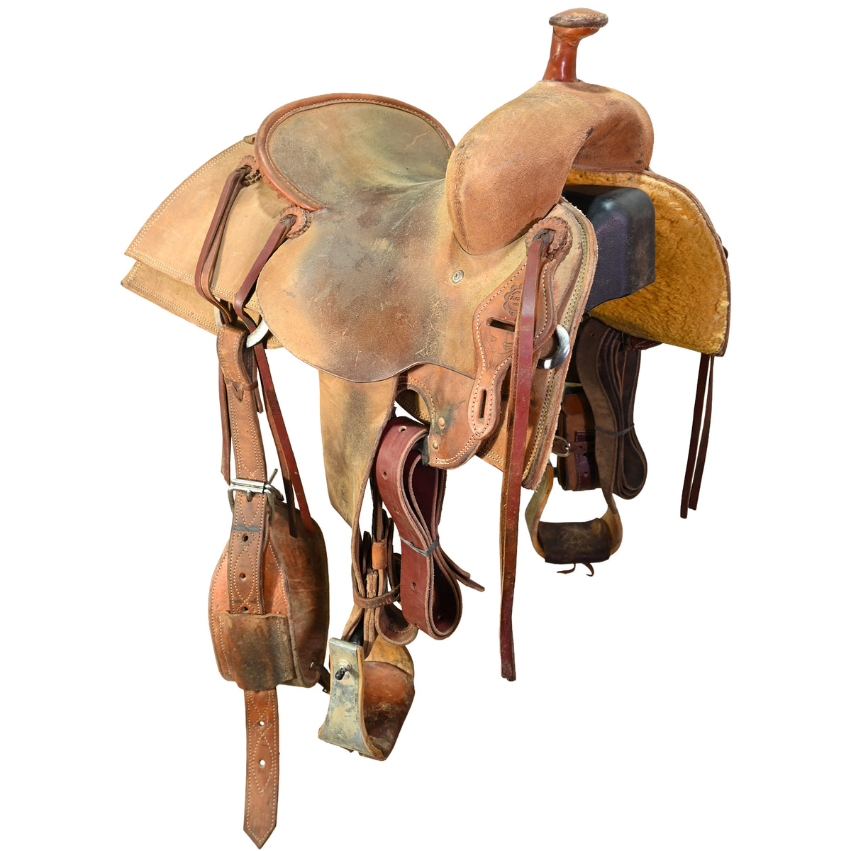 Used 14.5" Slaton Ranch Cutting Saddle