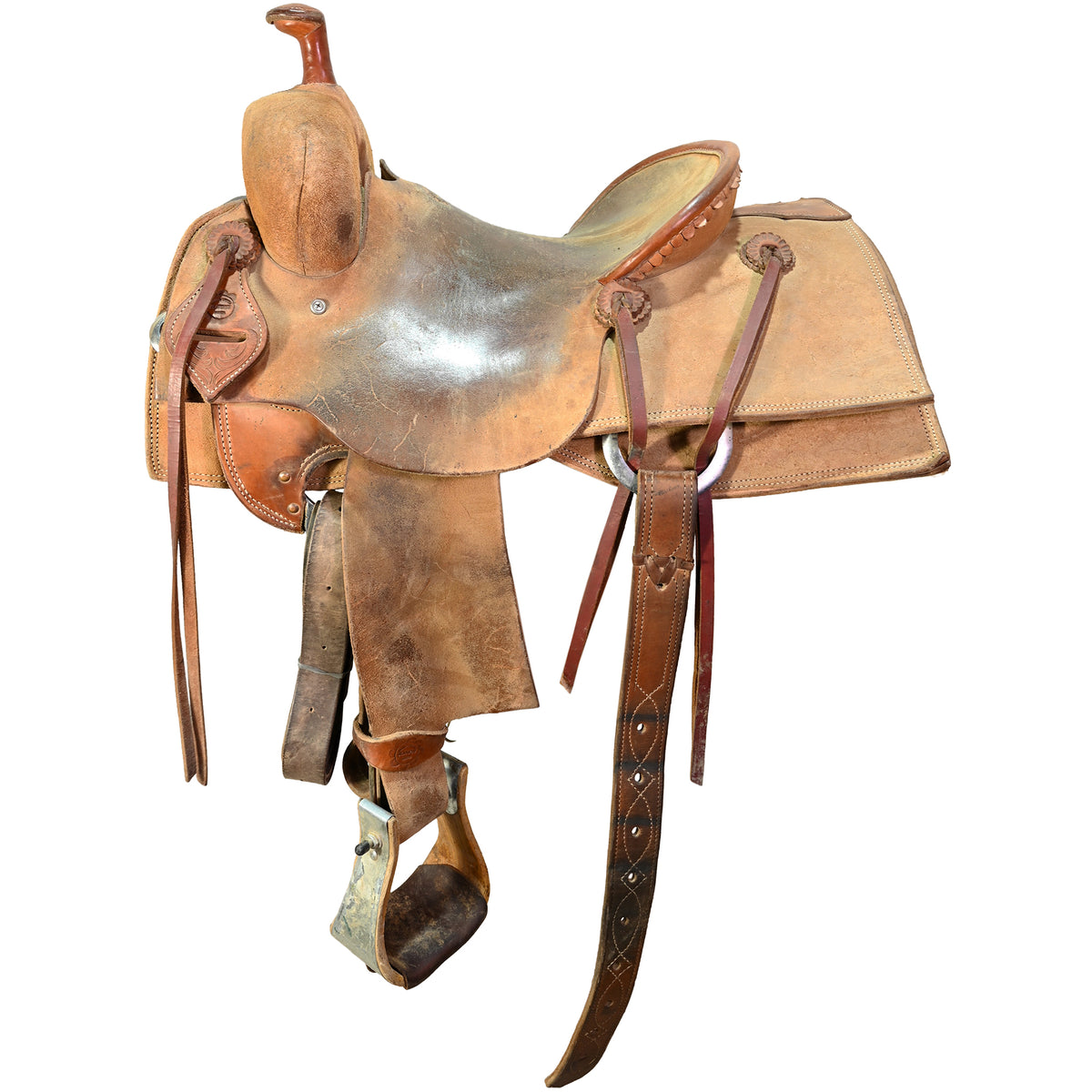 Used 14.5" Slaton Ranch Cutting Saddle