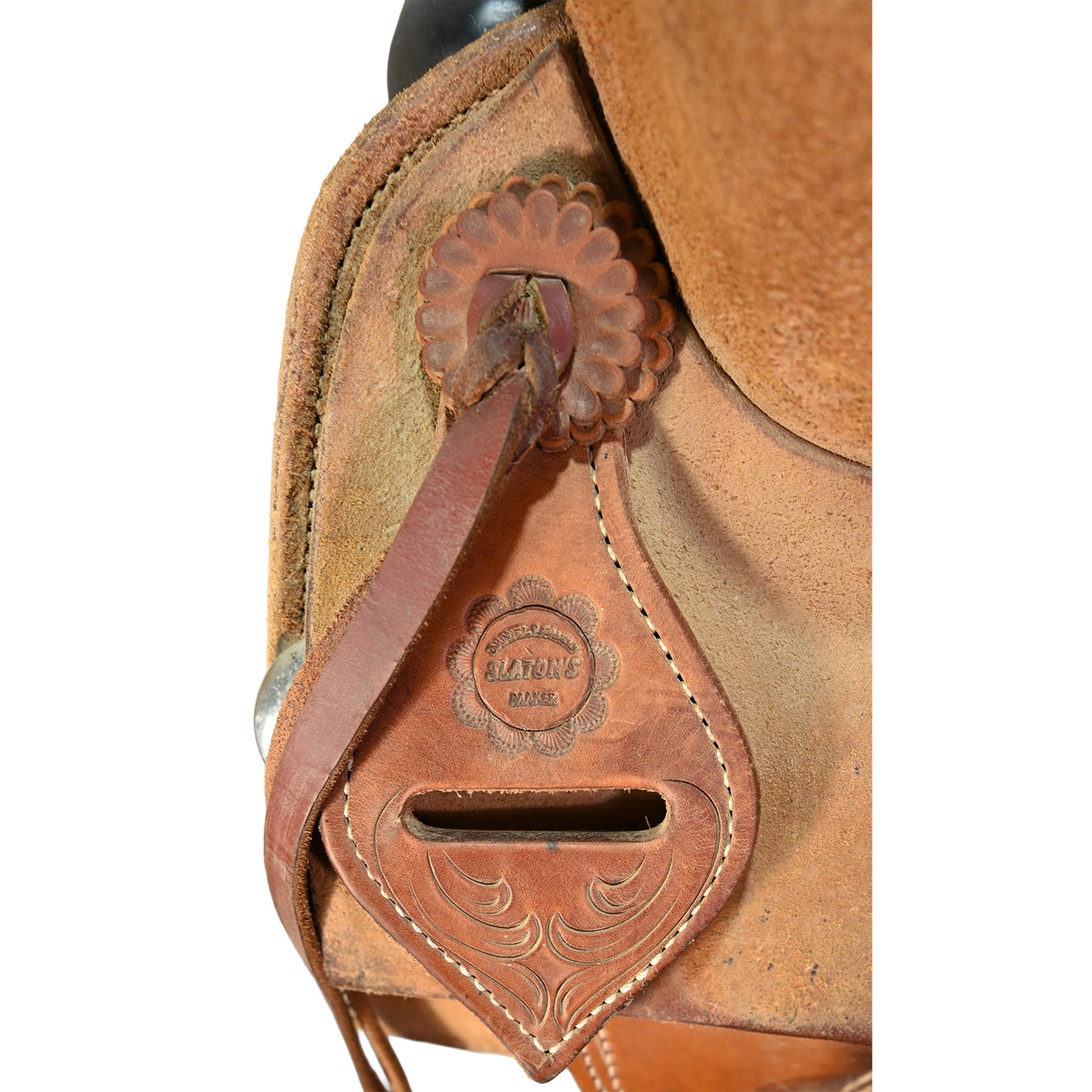 Used 14.5" Slaton Ranch Cutting Saddle