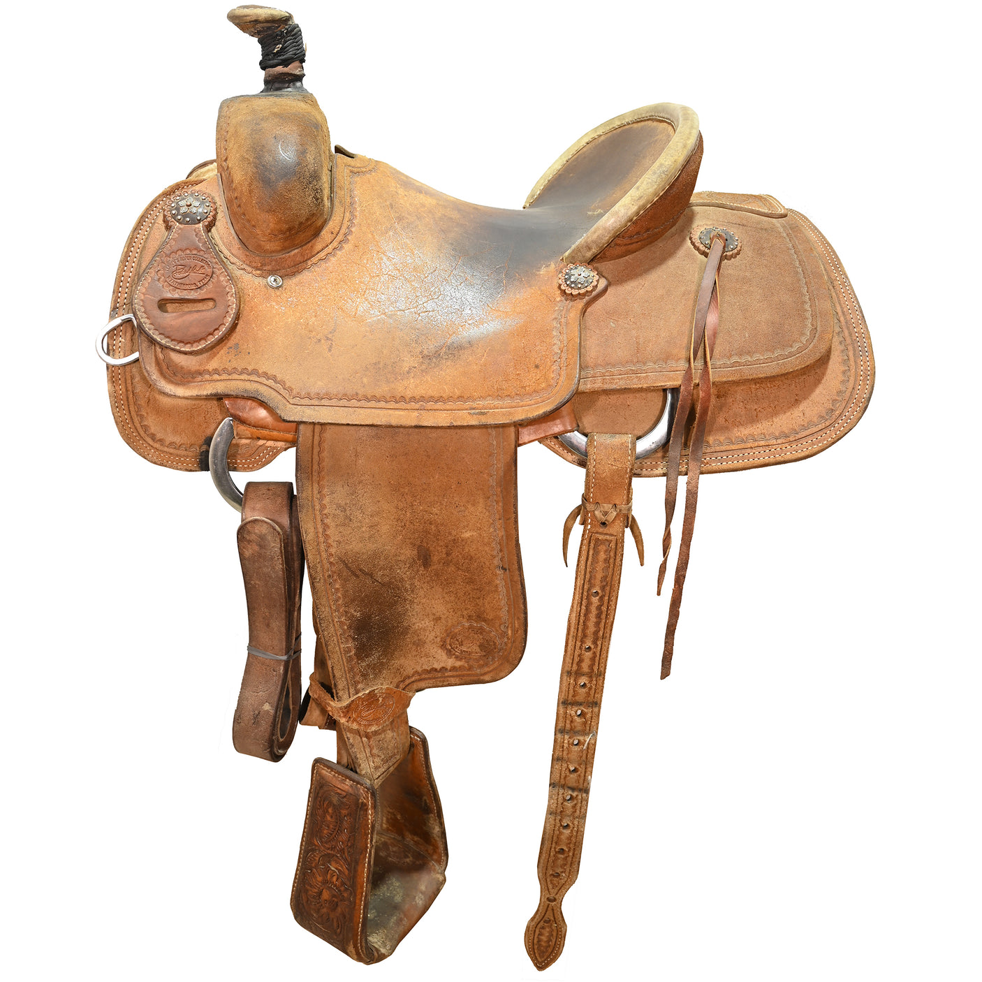 Used 14.5" Teskey's Patrick Smith Team Roping Saddle