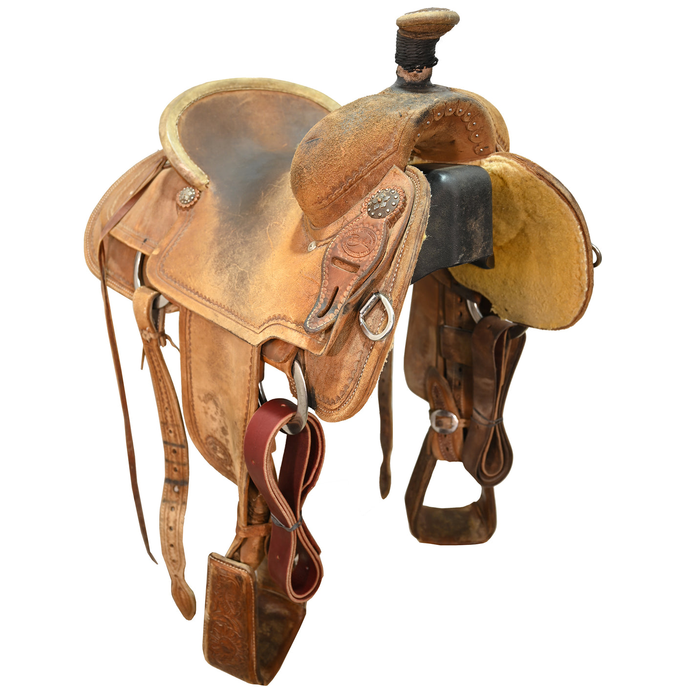 Used 14.5" Teskey's Patrick Smith Team Roping Saddle