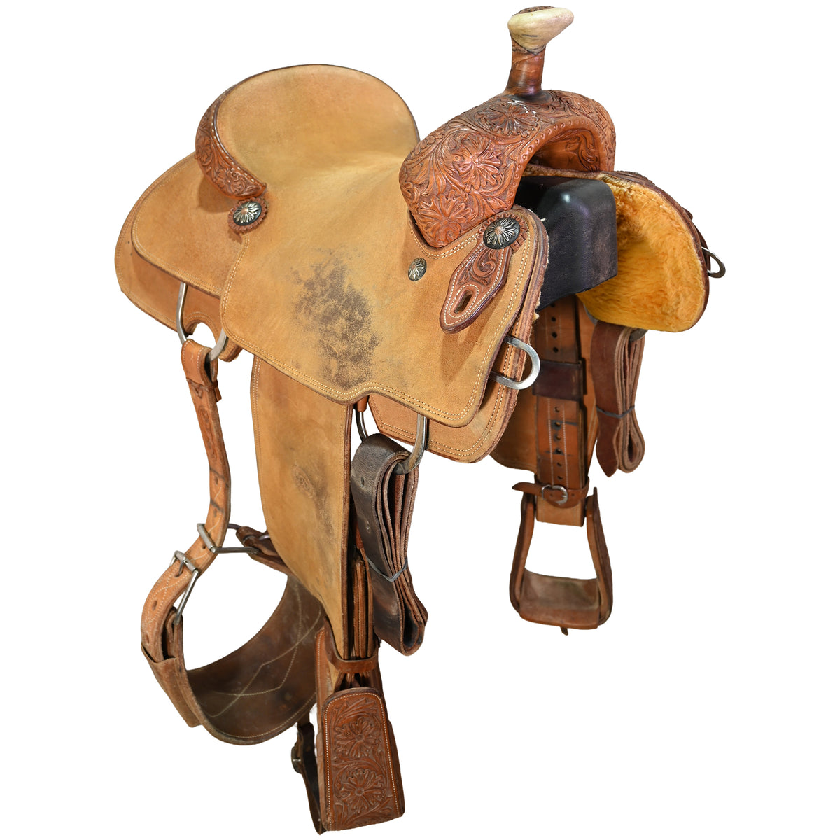 Used 14.5" Tomahawk Team Roping Saddle