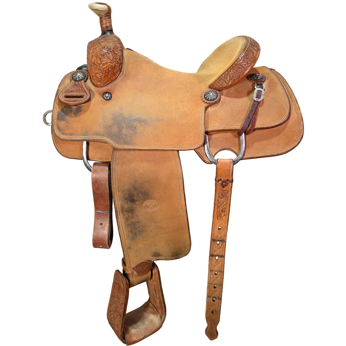 Used 14.5" Tomahawk Team Roping Saddle