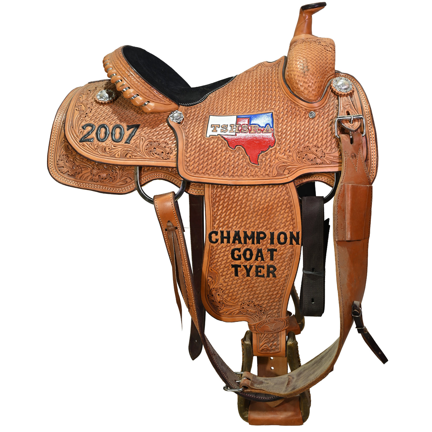 Used 14.5" Twister Trophy Team Roping Saddle