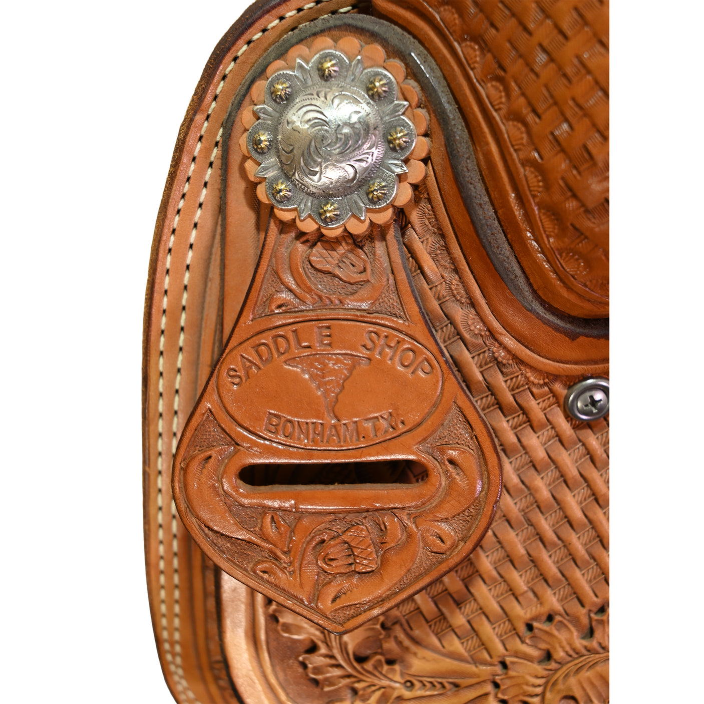 Used 14.5" Twister Trophy Team Roping Saddle