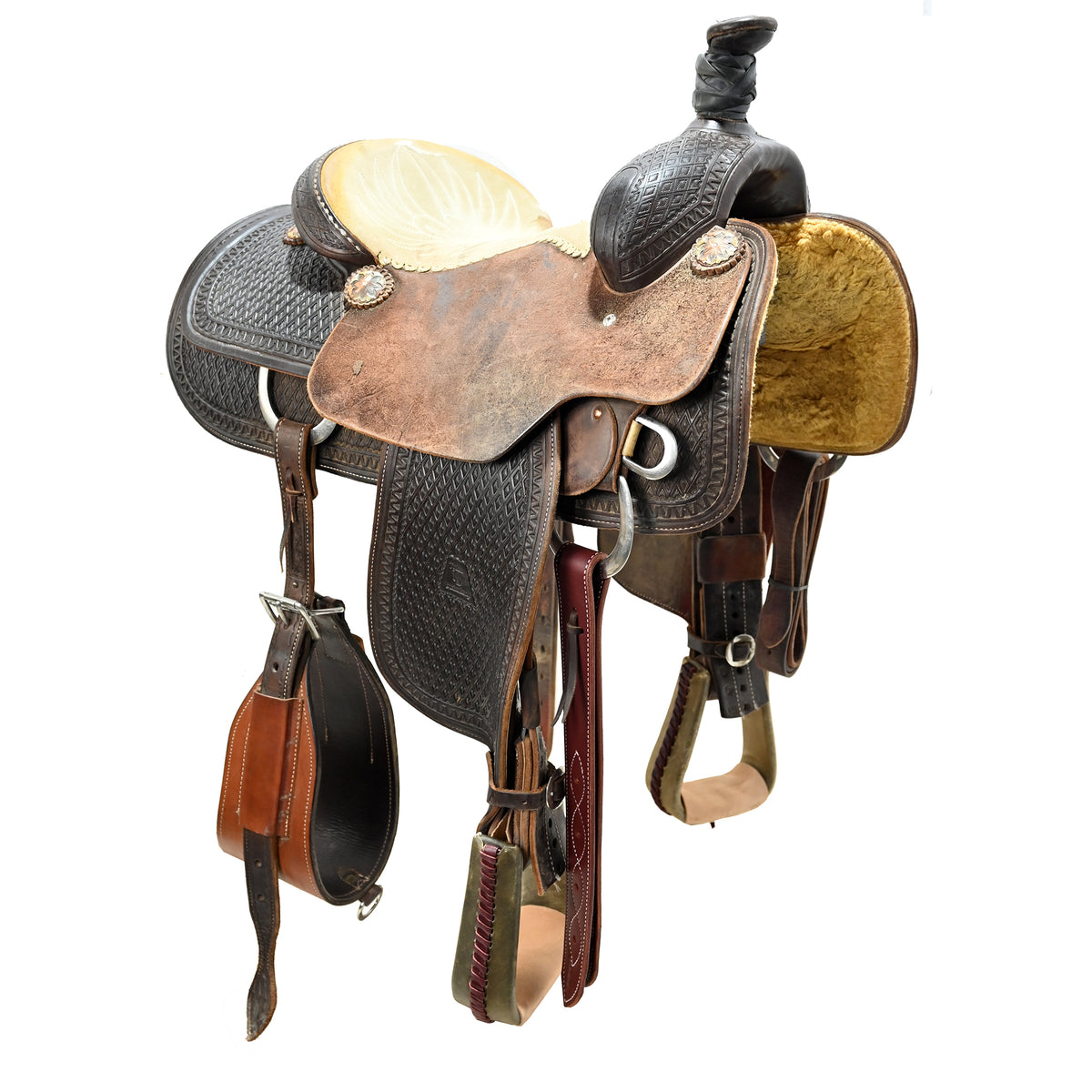 Used 14.5" Tyler Saddlery Team Roping Saddle
