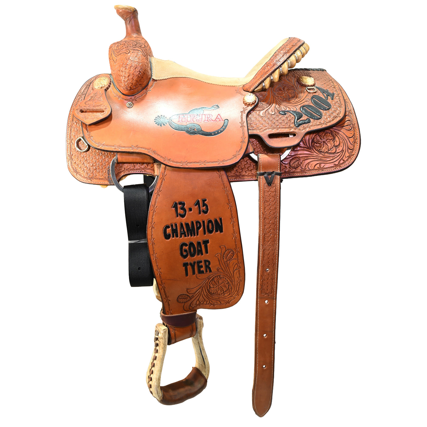 Used 14" Cowboy Classic Trophy Team Roping Saddle