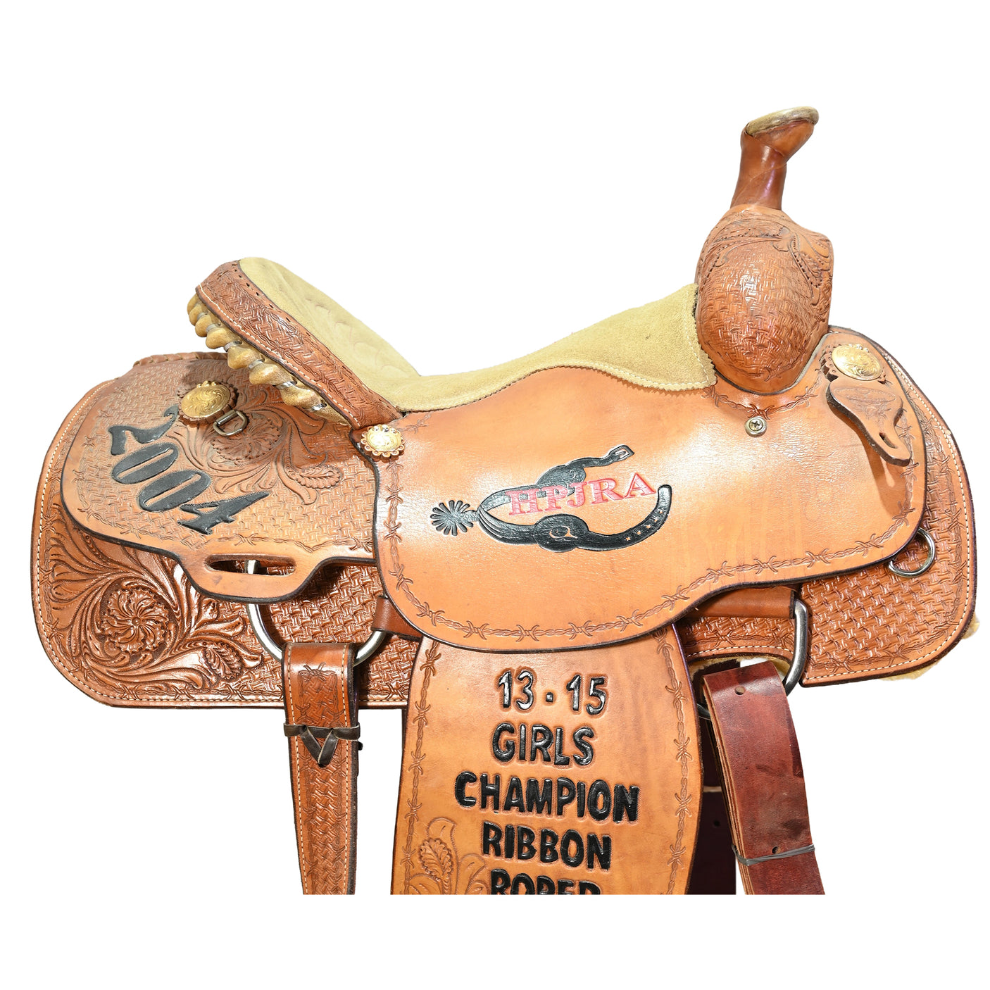 Used 14" Cowboy Classic Trophy Team Roping Saddle